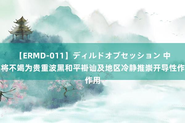 【ERMD-011】ディルドオブセッション 中方将不竭为贵重波黑和平褂讪及地区冷静推崇开导性作用