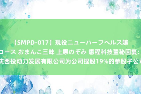 【SMPD-017】現役ニューハーフヘルス嬢 女だらけのスペシャルコース おまんこ三昧 上原のぞみ 惠程科技董秘回复：重庆西投动力发展有限公司为公司捏股19%的参股子公司，主要从事光伏、储能等业务