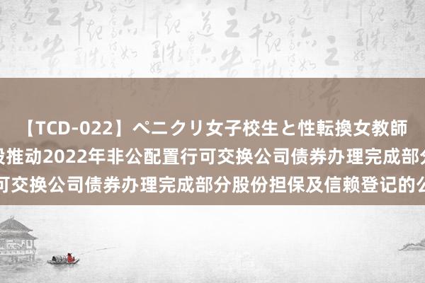 【TCD-022】ペニクリ女子校生と性転換女教師 九囿通: 九囿通对于控股推动2022年非公配置行可交换公司债券办理完成部分股份担保及信赖登记的公告