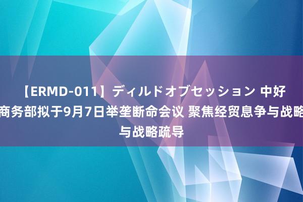 【ERMD-011】ディルドオブセッション 中好意思商务部拟于9月7日举垄断命会议 聚焦经贸息争与战略疏导